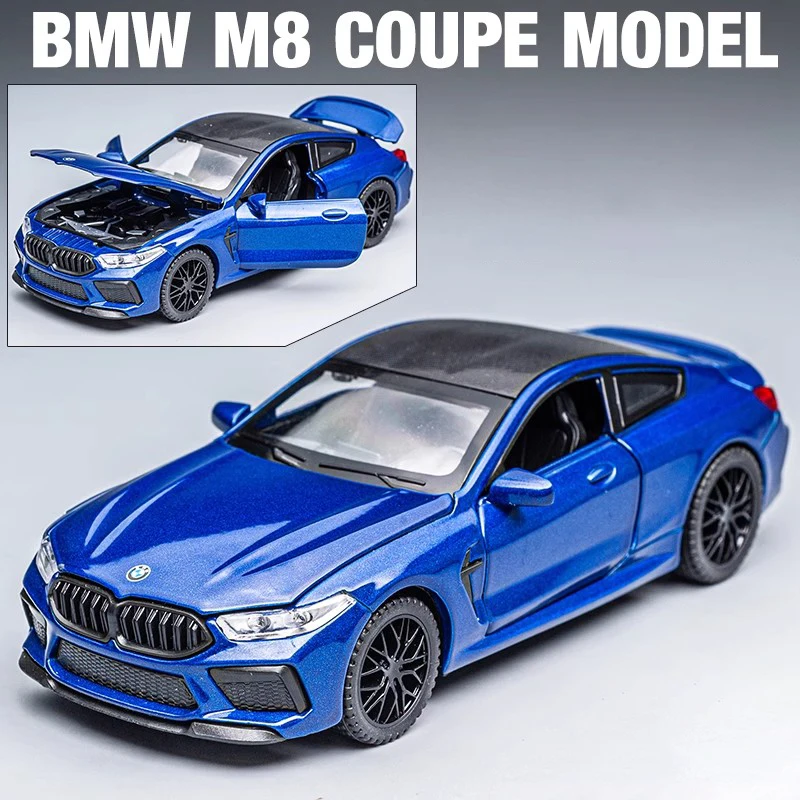 1:32 BMW M8 IM Supercar Alloy Diecasts & Toy Vehicles Metal Toy