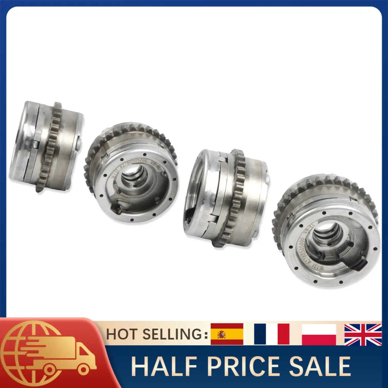 

Комплект звездочек регулятора распределительного вала VVT для двигателя Mercedes Benz M278 S550 CLS550 E550 GL550 GL450 SL550 4.7L V8 Turbo 2012-2018