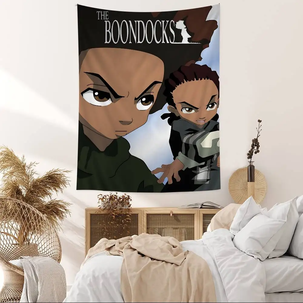 Animation T-The B-Boondocks Cartoon Tapestry Wall Hanging Decoration Household Home Decor