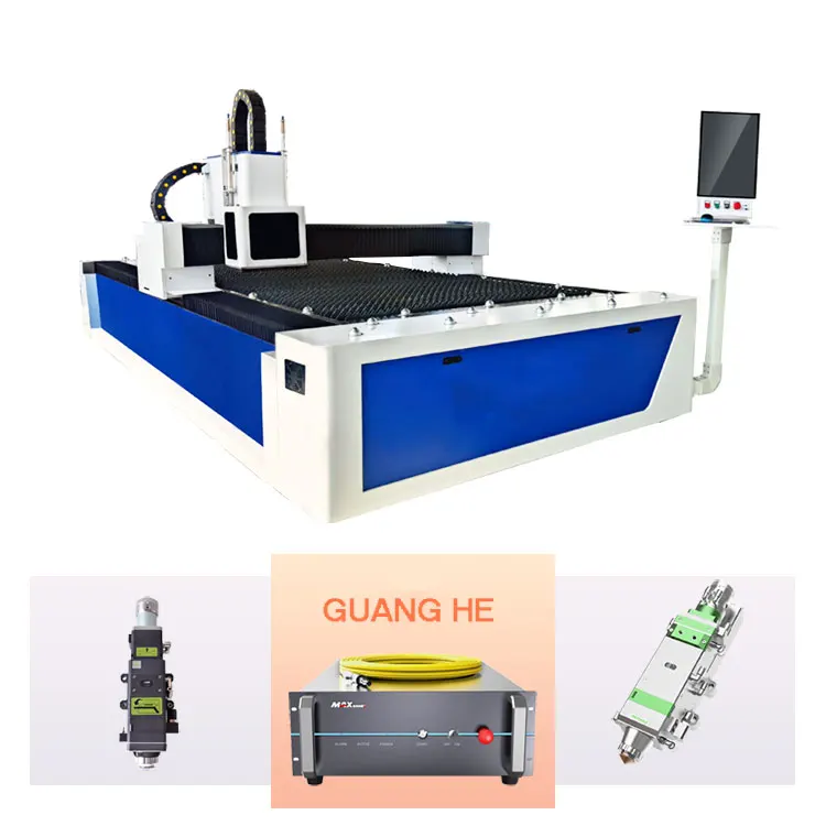 3015 1500W laser cutting machine numerical control fiber laser cutting machine stainless steel Raycus