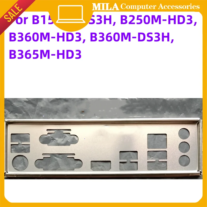 New For B150M-DS3H, B250M-HD3, B360M-HD3, B360M-DS3H, B365M-HD3 I/O Shield Back Plate BackPlate Blende Bracket