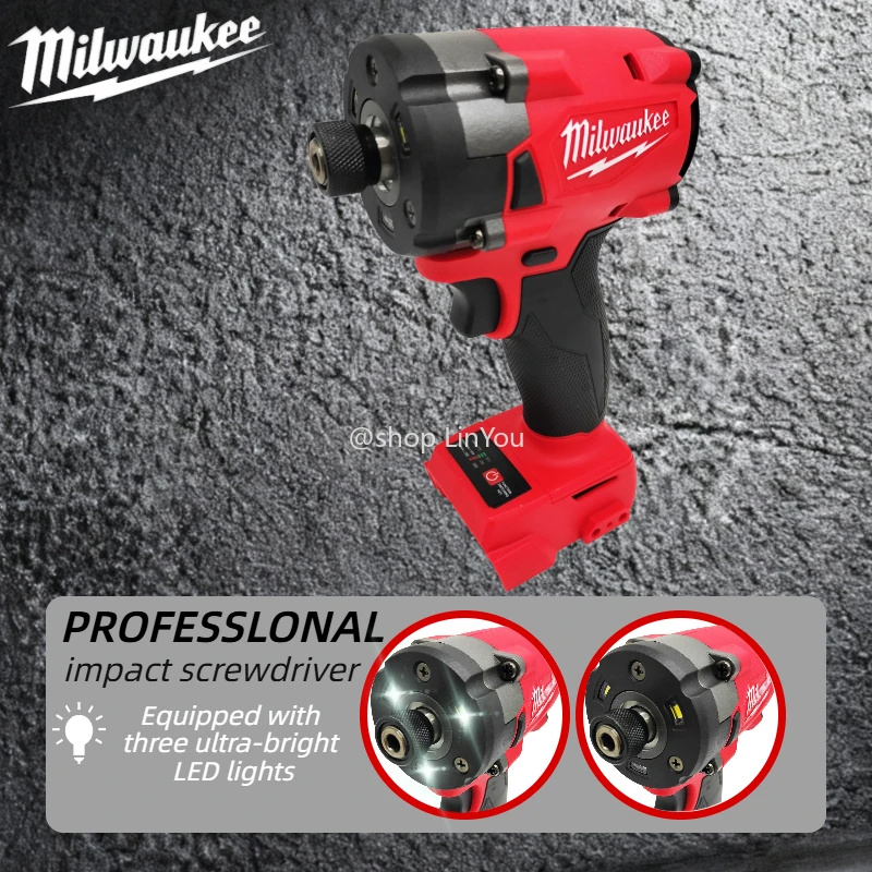 Milwaukee 18v brushless impact driver High efficiency 300Nm torque lithium battery impact driver electric power tool