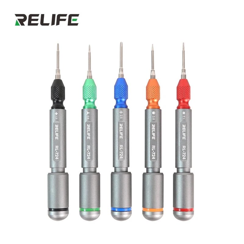 

RELIFE RL-724A High Precision Mobile Phone Repair Torque Screwdriver Set Anti Slip Strong Magnetic Adsorption For Disassembly