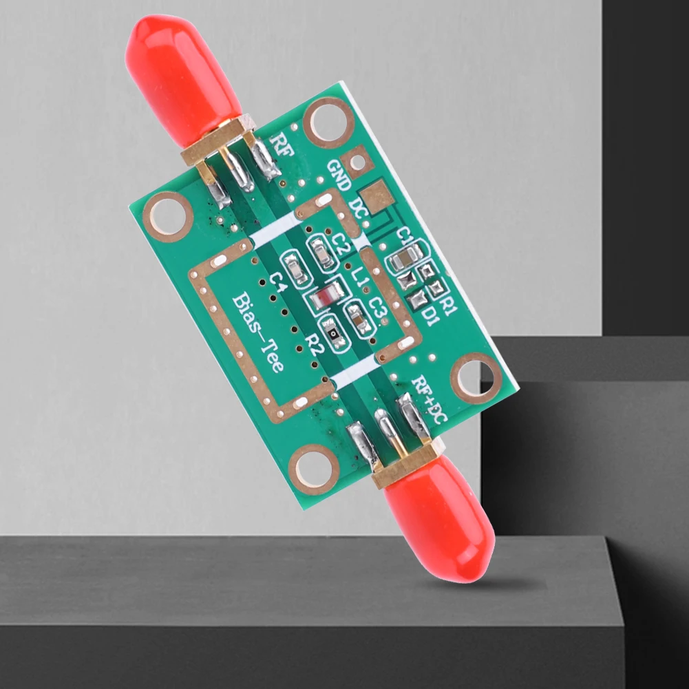 

10MHz-6GHz DC Blocker Coaxial Feed RF DC Bias Blocker DC 1-50V RF DC Isolator Low Noise Amplifier for Ham Radio RTL SDR