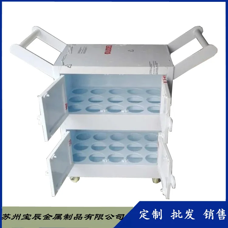 عربة مختبر مقاومة للأحماض والقلويات من مادة البولي بروبيلين #5