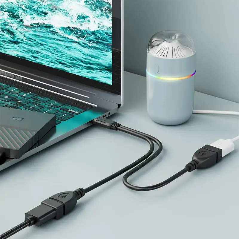 USB Dual Output Data Cable 1 to 2 Fast Charge Splitter Portable Offline Charging for Gadget Lovers and Travelers