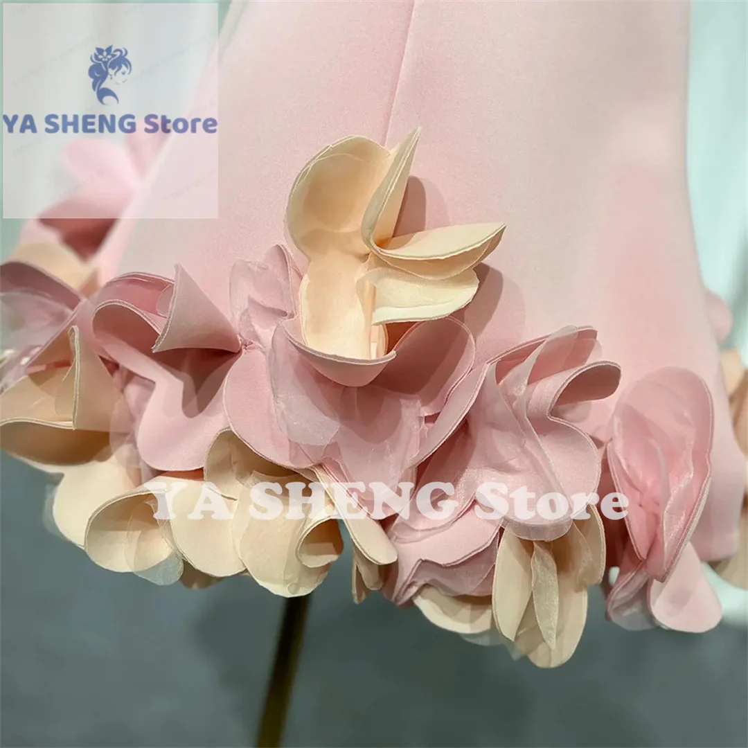 فستان أنيق للفتيات في دبي ، عيد الفطر ، طفل ، ملابس أطفال ، زفاف ، حفلة عيد ميلاد ، عطلة ، أبيض ، وردي #4