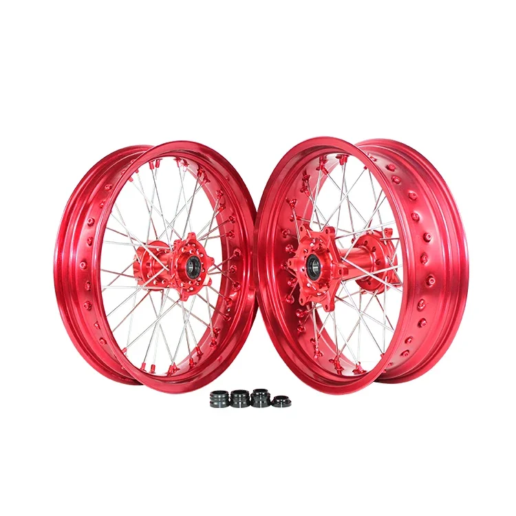 Wholesale Price  Customizable Supermoto wheel sets fit cr crf crf-x 125/250/450