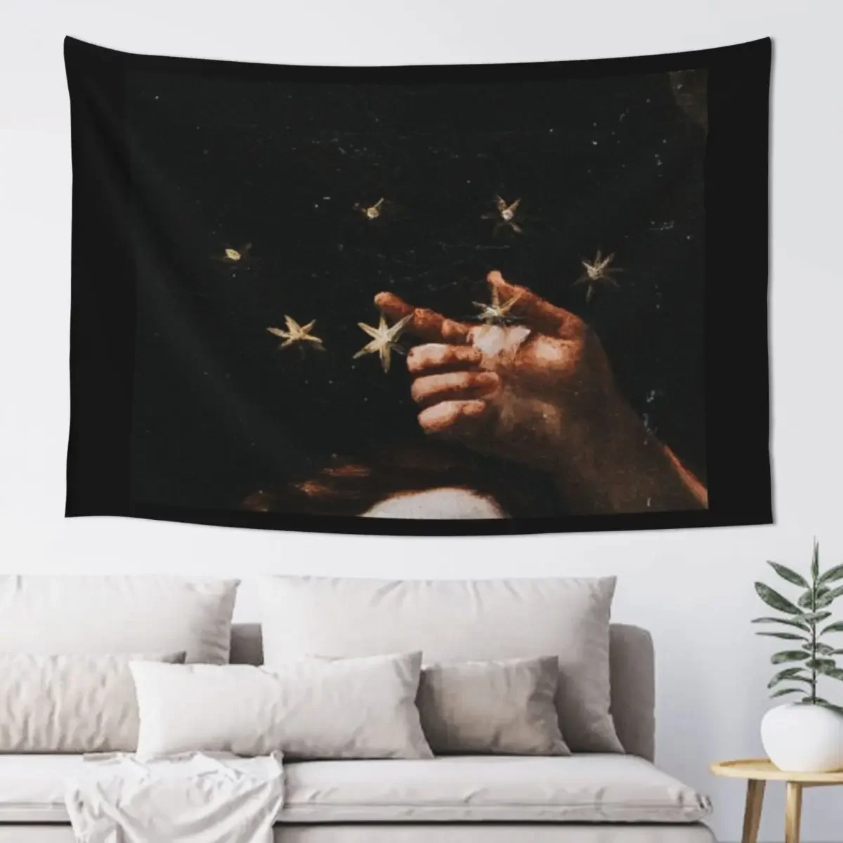 

Renaissance Stars Painting Detail Tapestry Room Decore Aesthetic On The Wall Nordic Home Decor Decoration Bedroom Tapestry