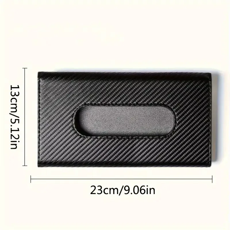 1PC Car Tissue Holder, Sun Visor Napkin Box, Comes with Tissue Paper. Suitable for All Vehicle Models, Car Accessories, Tissue H