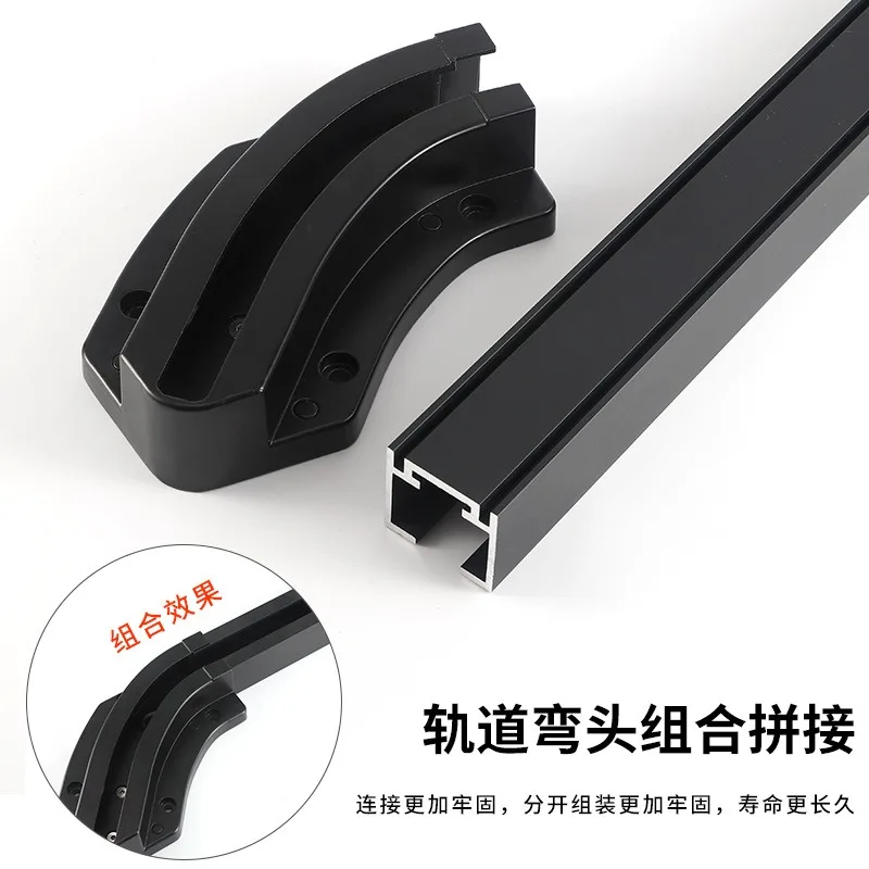 Невидимые дверные подвесные направляющие для спальни, аксессуары для подвесных колес для раздвижных раздвижных дверей