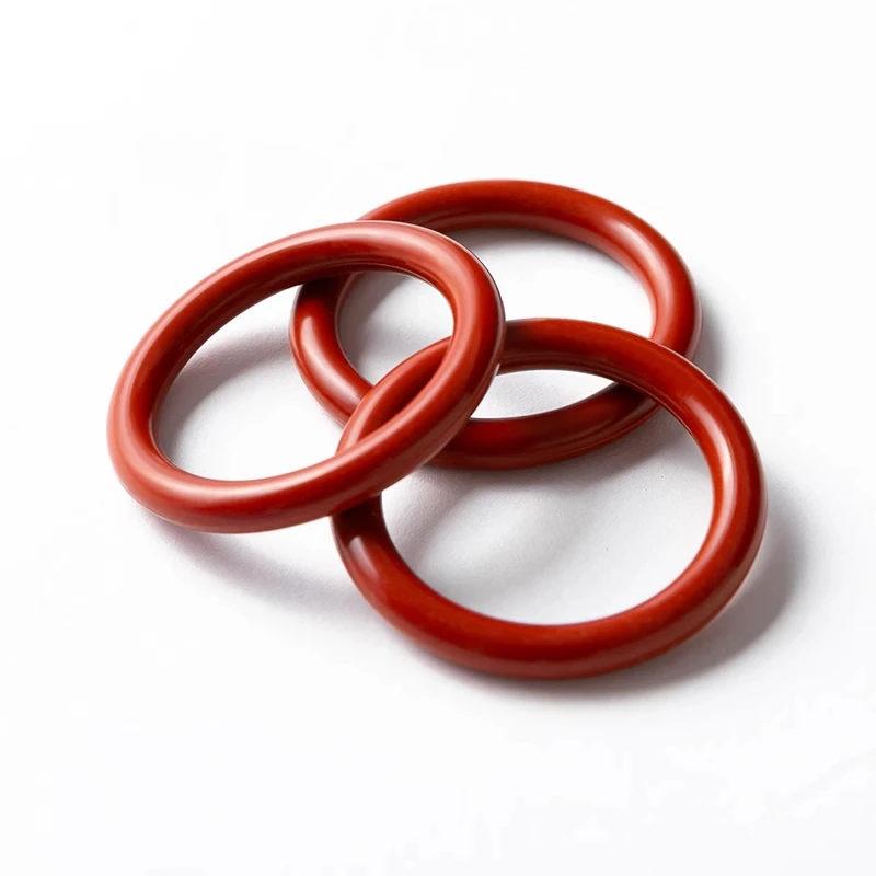 

10Pcs OD 56-140mm Red Silicone O-ring Seal Thick 3mm Waterproof Gasket Round O Shape Rubber Silicone Ring For Home Decoration