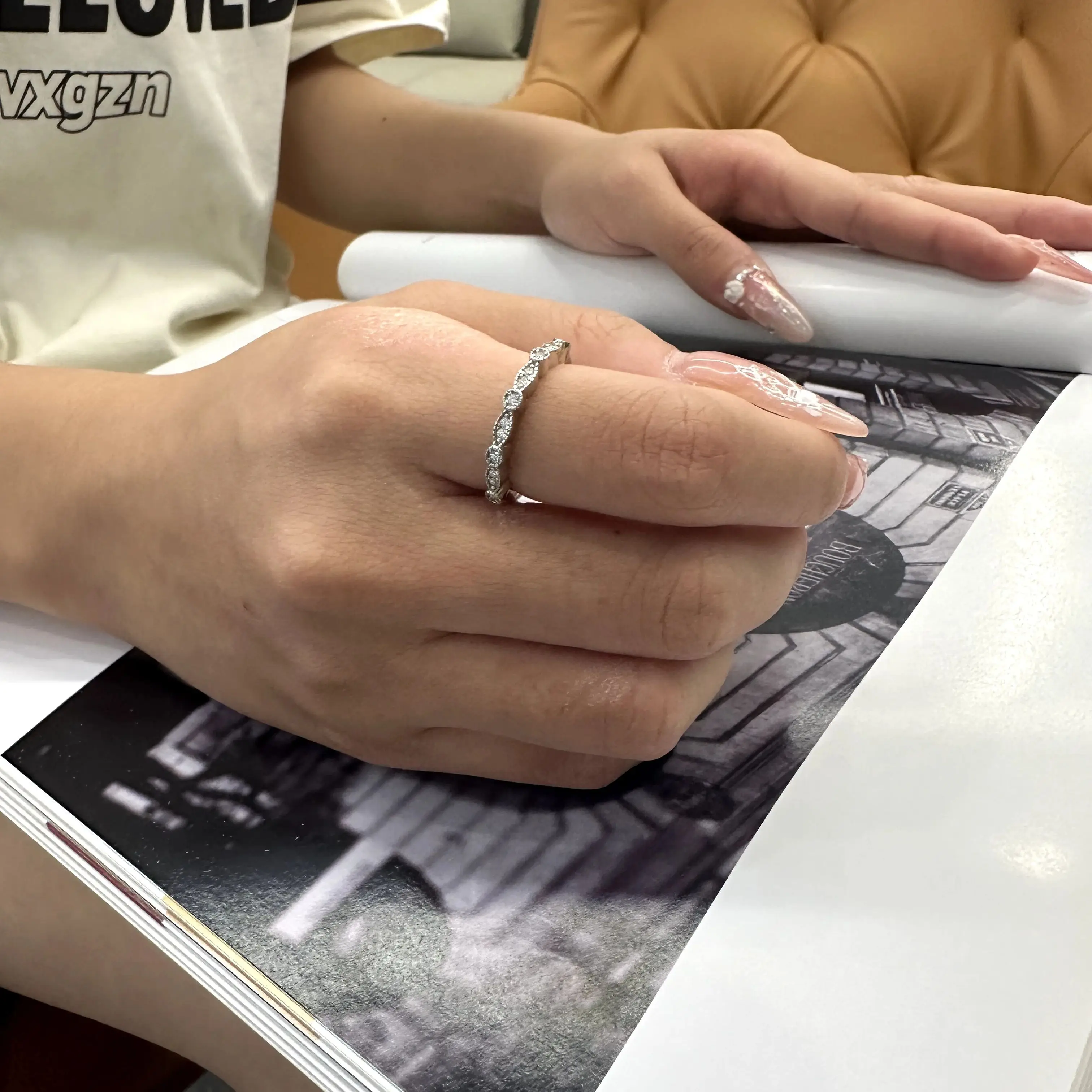 

Кольца из стерлингового серебра 925 пробы, кольцо с муассанитом, круглые кольца, элегантное женское кольцо для помолвки