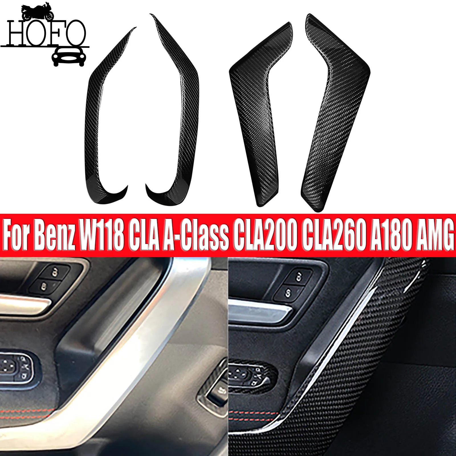 

Carbon Fiber Internal Hand Frame Trim For Benz W118 CLA A-Class CLA200 CLA260 A180 AMG 2020-2023