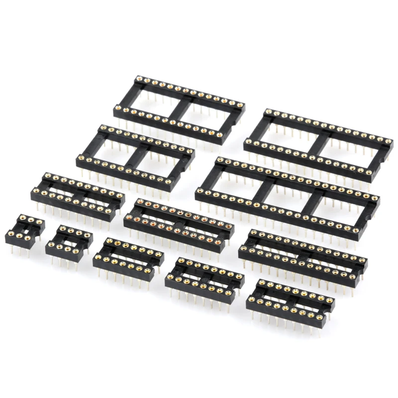 【10PCS】Widebody chip IC direct DIP6 DIP8 DIP14 DIP16 DIP18 DIP20 DIP28 DIP40 pin connector socket socket