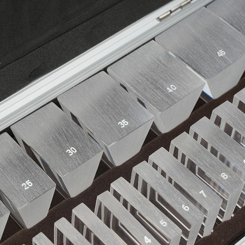 2025 新しい光学眼科用プリズムセット、22 個のレンズとアルミニウムボックス付き眼科用プリズムキット、科学教室用光学キット