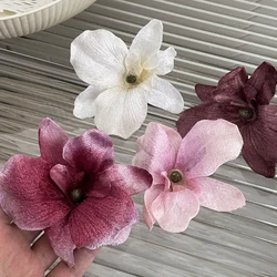 2024 Simulated Flower Magnolia Hair Clip for Women Spring Summer Trendy Design Korean Sweet Floral Hairpin Headdress Wholesale