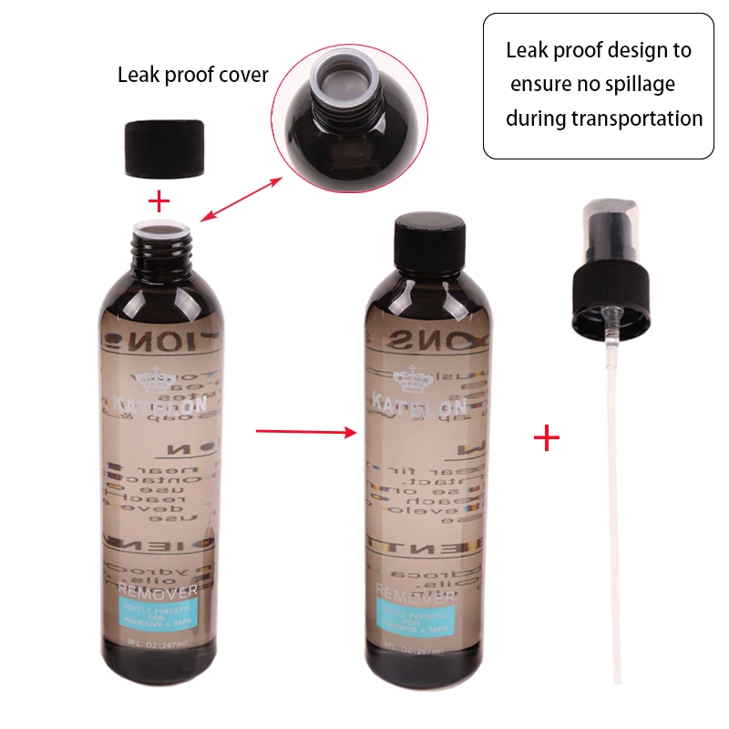 

Katelon 267Ml Large Bottle Remover For Lace Wig Glue,Tape,Adhesive Gentle Powerful Spray Remover For Wig Glue System Easy To Use