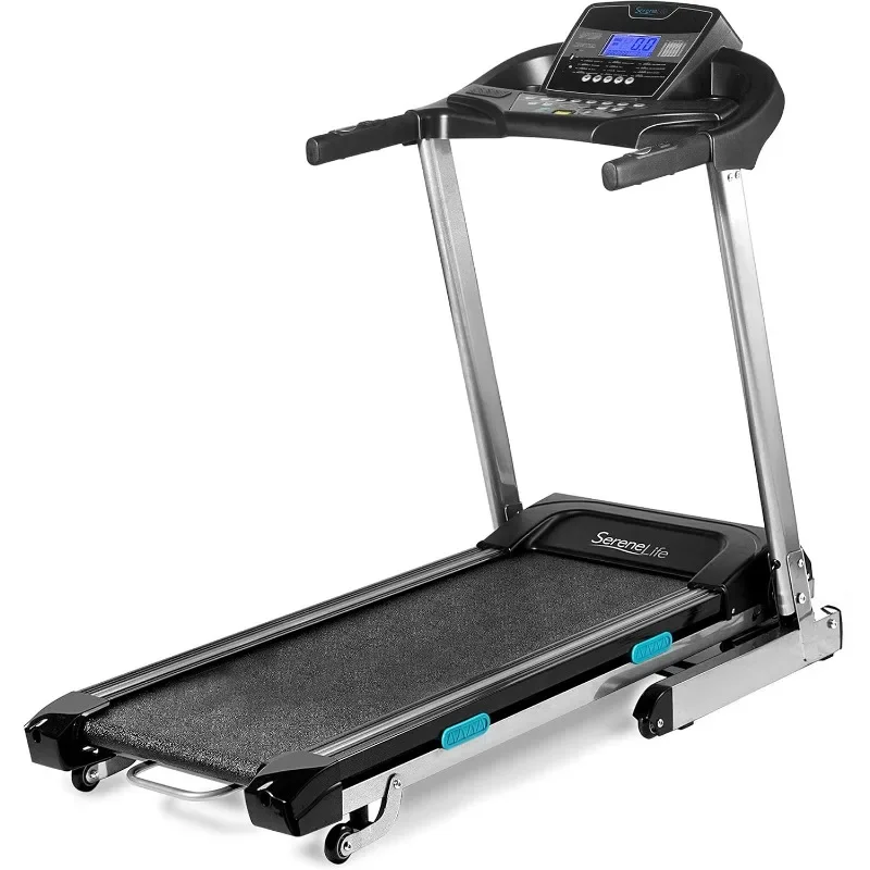 

Smart Electric Folding Treadmill Easy Assembly Fitness Motorized Running Jogging Exercise Machine with Manual Incline Adjustment