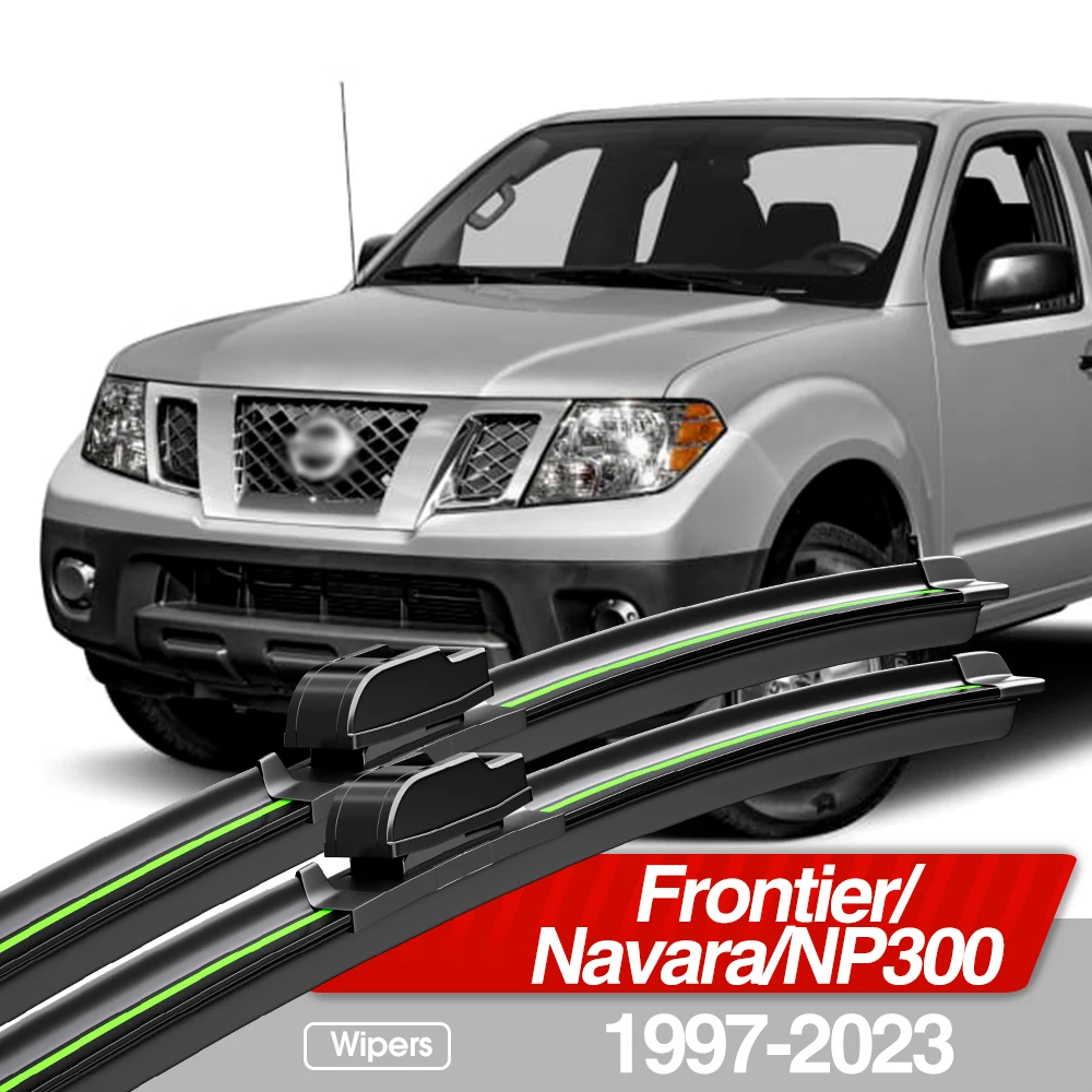 Voor Nissan Frontier Navara NP300 D22 D40 D23 D41 1997-2023 Voorruit Wisserbladen 2 Stuks Accessoires Voorruit venster