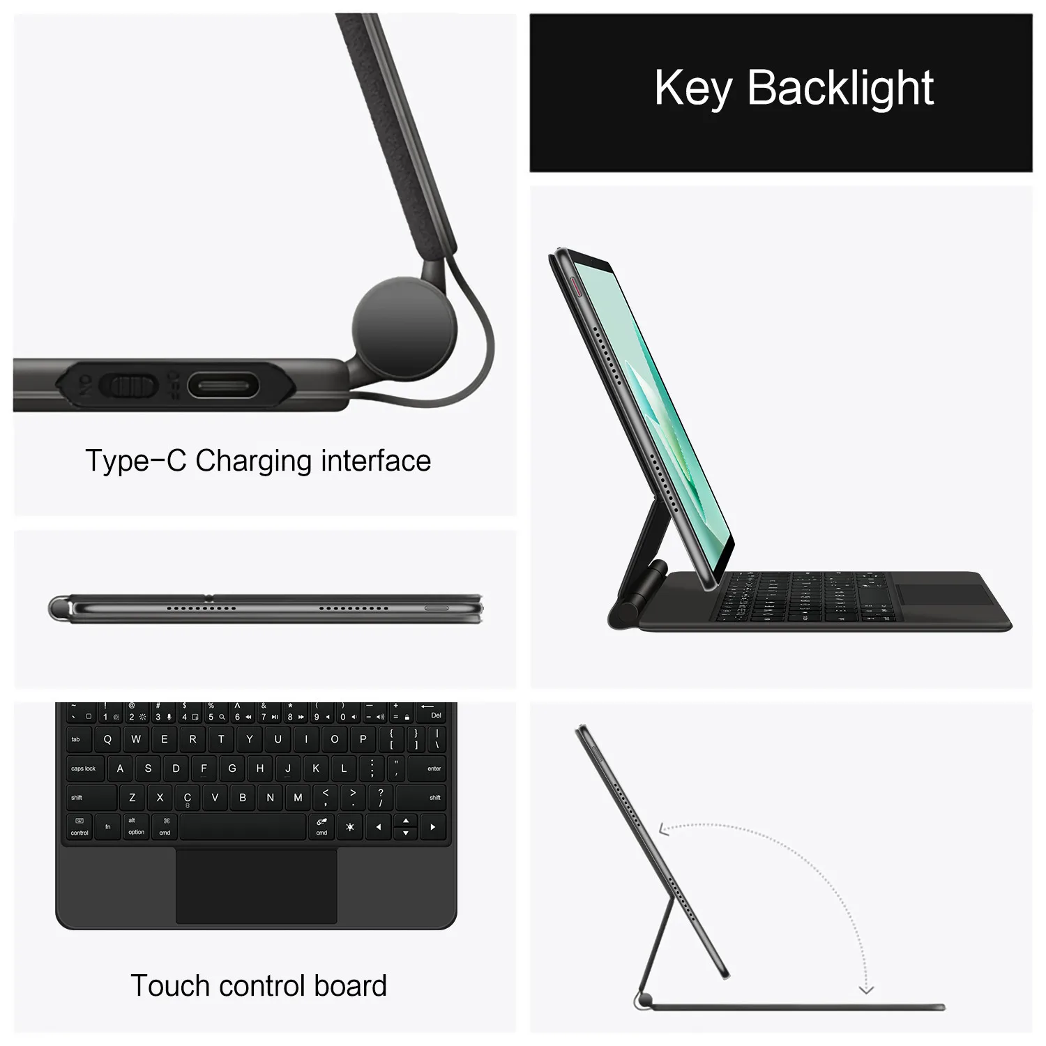 Touchpad Magic Keyboard For Huawei MatePad 11.5 S 2026 SLG-W50 W10