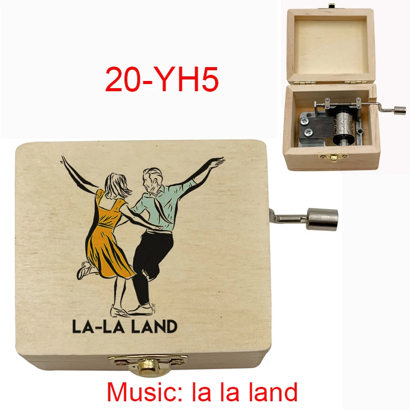 Movie print musik thema la la land Musik Box Geburtstag Geschenk Für Weihnachten valentinstag besondere geschenke für liebhaber kinder kinder