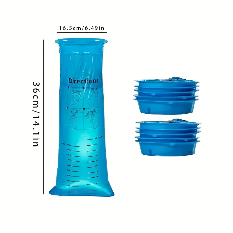 10 قطعة قارب الطائرة حقيبة القيء سيارة متعددة الوظائف حمل حقيبة السفر مكافحة القيء طقم علاج الطوارئ المتاح #3