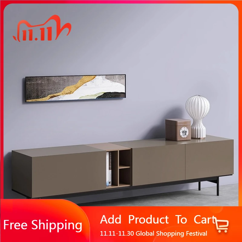 حامل تلفزيون أوروبي بسيط، منظم تخزين عالي الجودة، حامل تلفزيون عالمي خفيف فاخر، أثاث صالون Archivadores
