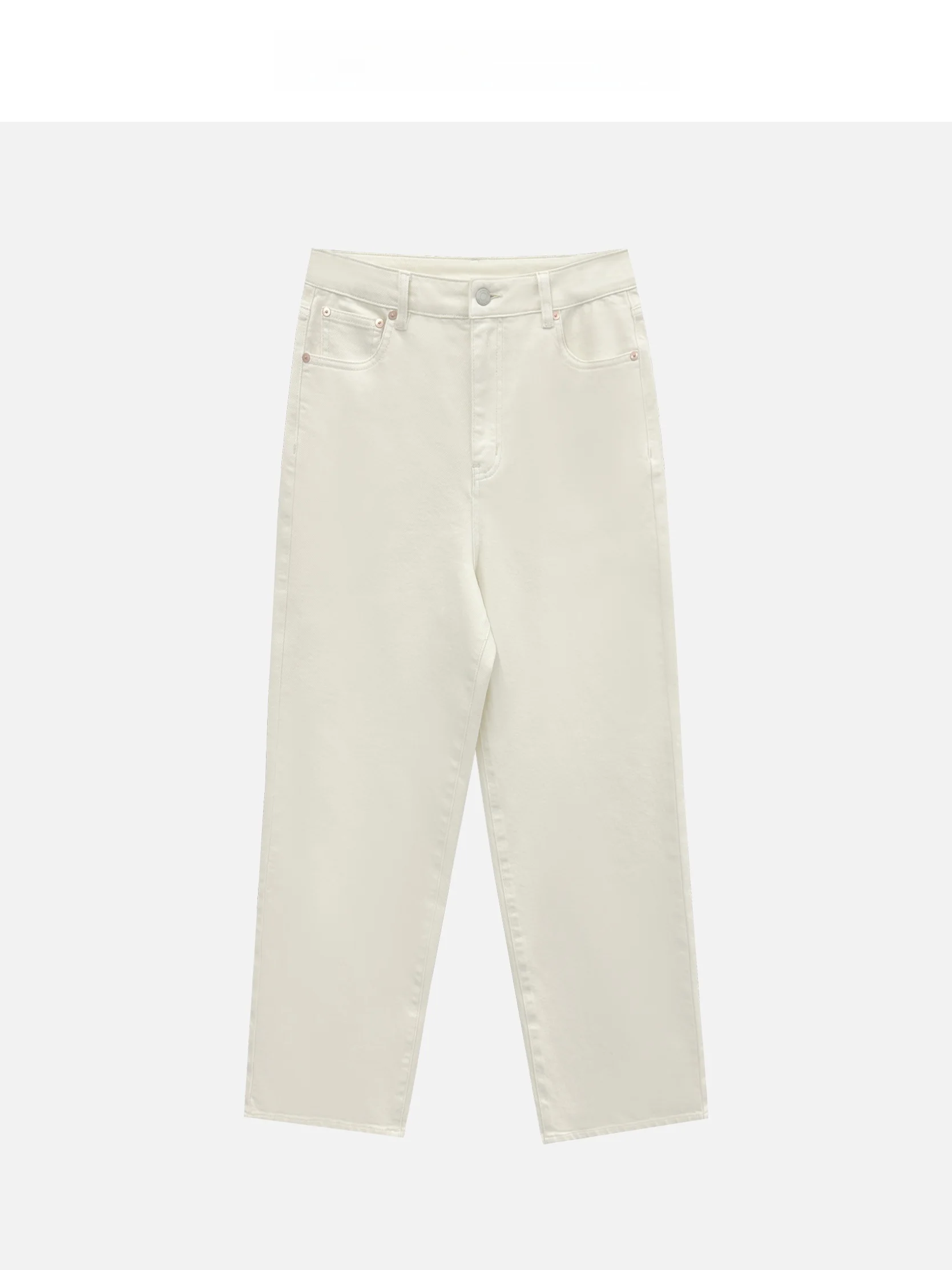 

Джинсы Le Samedi Vintage из хлопка прямого кроя для женщин, с высокой талией, весенняя новинка, повседневные, однотонные, дышащие, комфортные