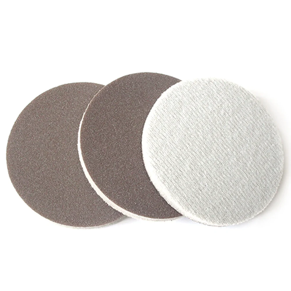 1/2/3 Pcs 6 "นิ้ว150 MM เปียกและแห้ง Flocked แผ่นกันน้ำ Aand สีขาวทราย Abrasives Self-กาวฟองน้ำ Sanding Disc สำหรับ RIKEN