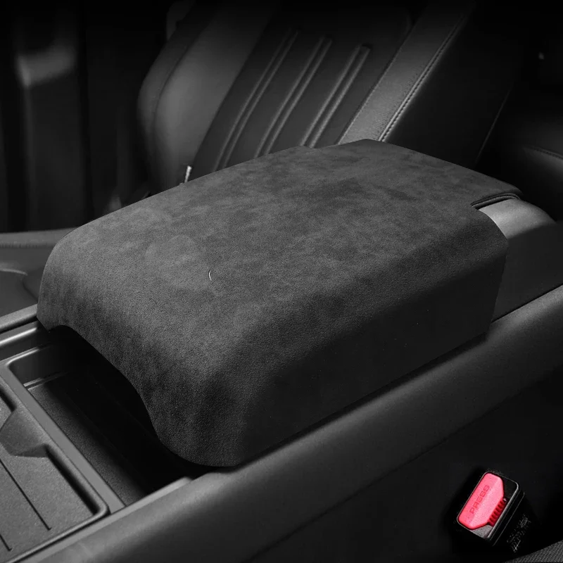 For Land Rover Defender 2020-23 Alcantara ABS Central Armrest Box Protective Cover