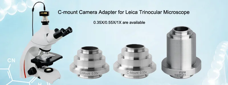 0,55X C-Mount Relais Linsen Adapter Mikroskop Kamera Adapter für Leica DM Serie Trinokular Mikroskop – Detail 6
