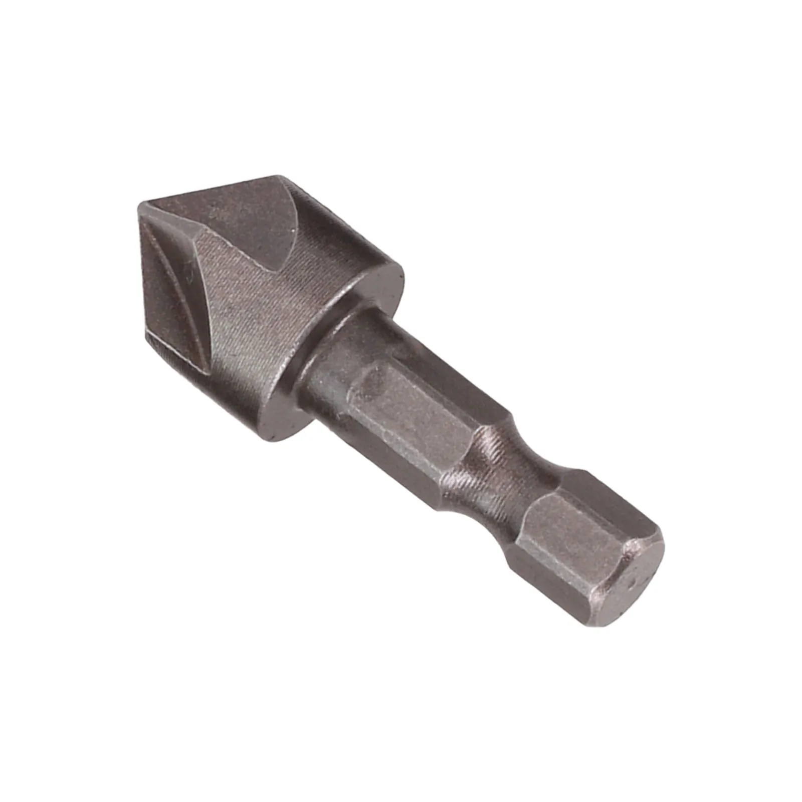 Drill Bits 5 Flute Drill Bits Gray 3Pcs 13mm Diameter 5 Flute 90 Degree 6 35mm Shank Diameter Power Tools 1 4 Hex Shank