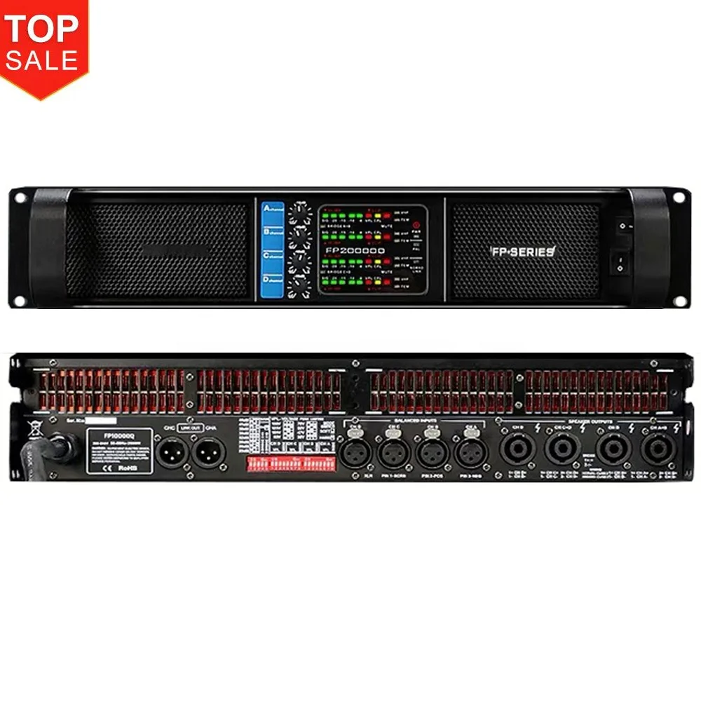 FP20000q Class Td Pro Audio Power Amplifier Professional 20000wl Sound Equipment/Amplifiers/Speaker 4 Channel Audio Amplifier