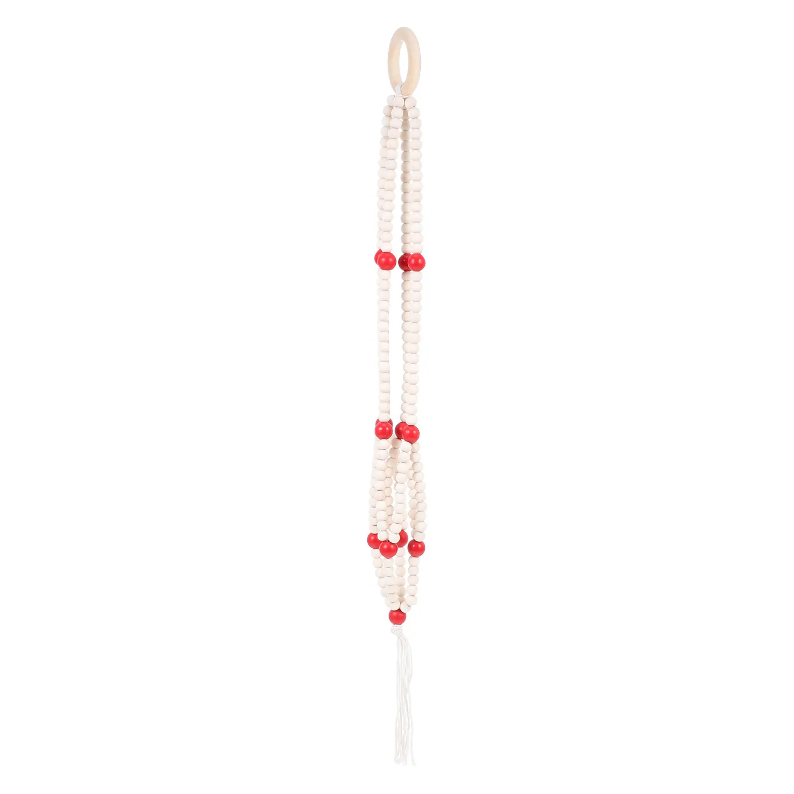 

Wooden Bead Flower Pot Hanging Basket Plants Hangers Macrame Wall Mount Garden Decor Household Accessories