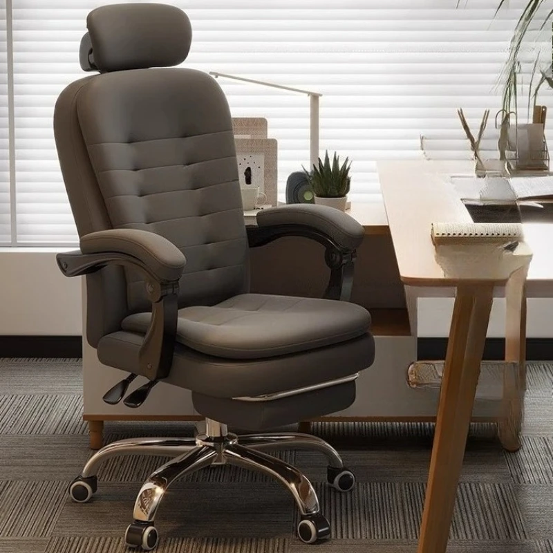 

Headrest Spinning Office Chair Executive Armrests Living Room Mobile Office Chair Ergonomic Study Sillas De Oficina Furniture