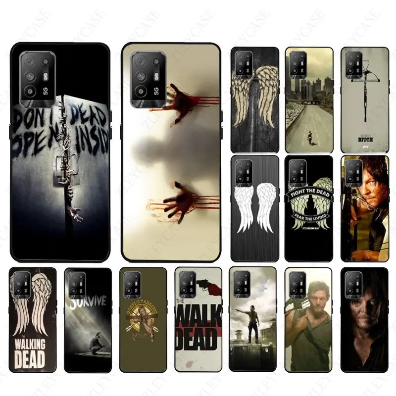 funda the walking dead Phone cover For OPPO A94 A74 A9 A5 A53 A73 2020 A57 A76 A96 4G A54 A78 A95 A98 A72 5G Cases coque