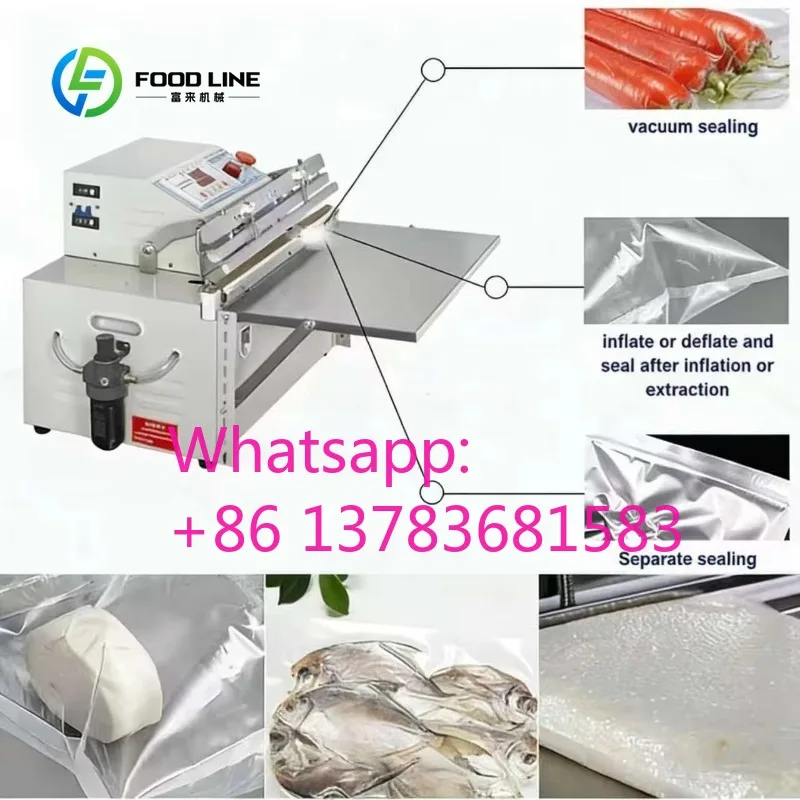 Multifunctional Vacuum Packaging Machine with Safe Sealing for Meat Vegetable Storage Wet & Dry Vacuum Sealer Customized