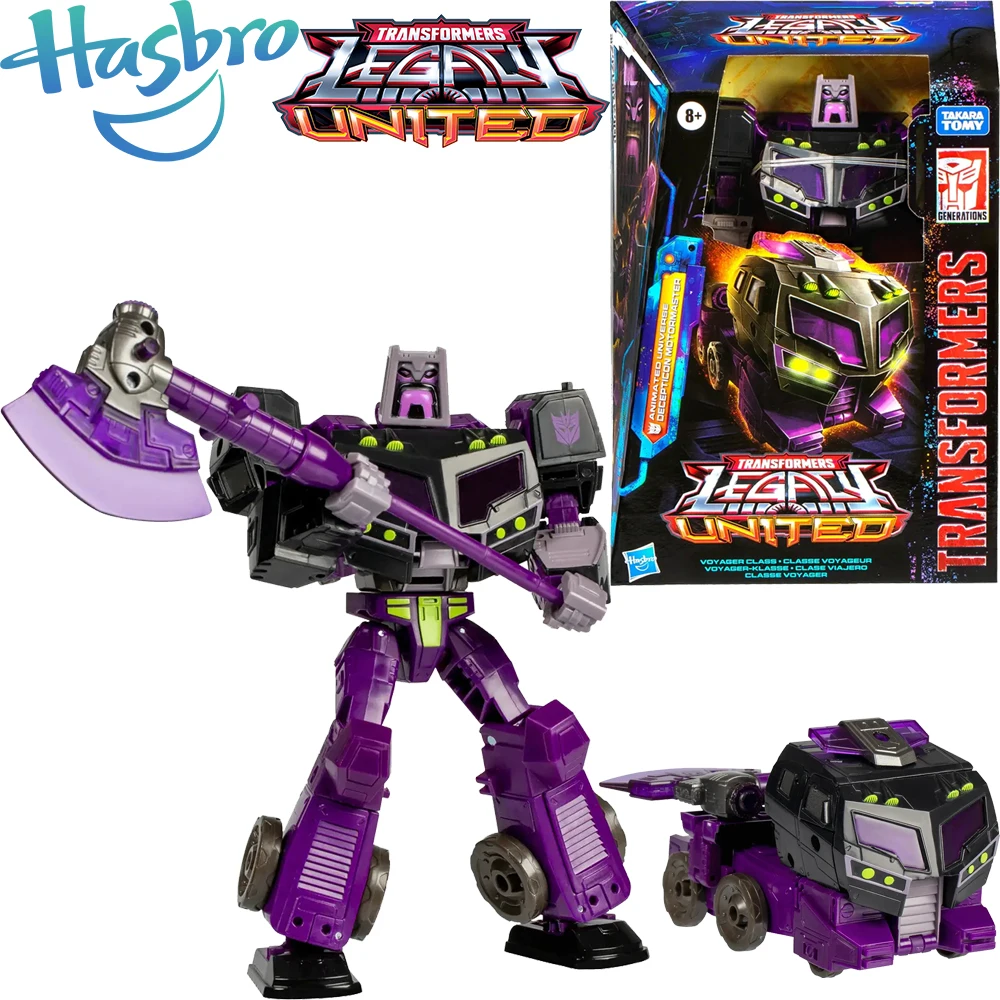 

В наличии оригинальные трансформеры Hasbro Leagcy United Decepticon Motormaster Voyager Class, модель игрушки, фигурки героев, подарки