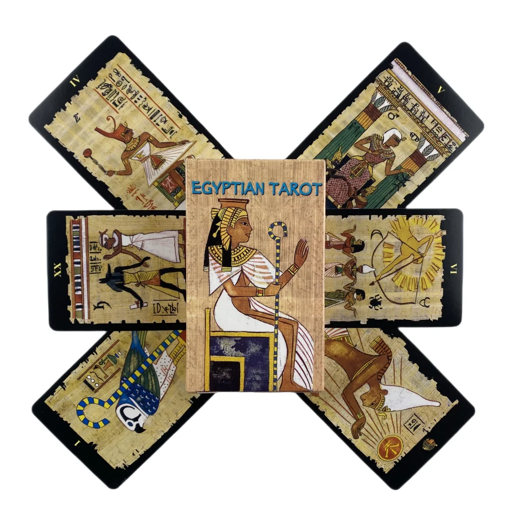 Egyptian Tarot Cards Game Fortune-telling Oracle Divination Edition Creativity Messages Board Deck