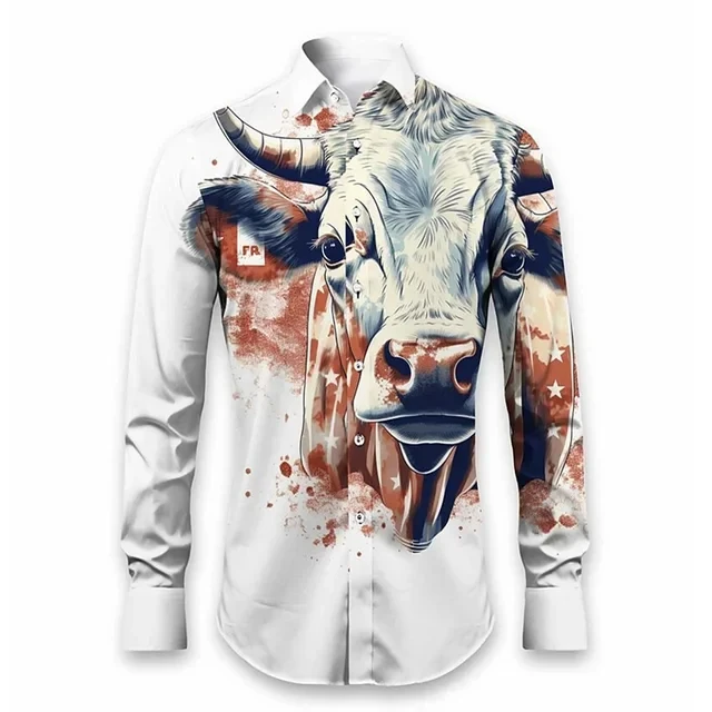 Newest Flower 3D Printed Long Sleeve Shirts For Men Cloths Hawaiian Lapel Button Tops Casual High Quality Streetwear Shirt Man