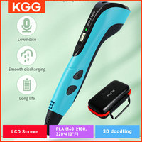 3D Printing Pen Starter Kit with LCD Guide & Travel Bag 1.75mm PLA Filament for Children's Art Projects Drawing Educational Toys