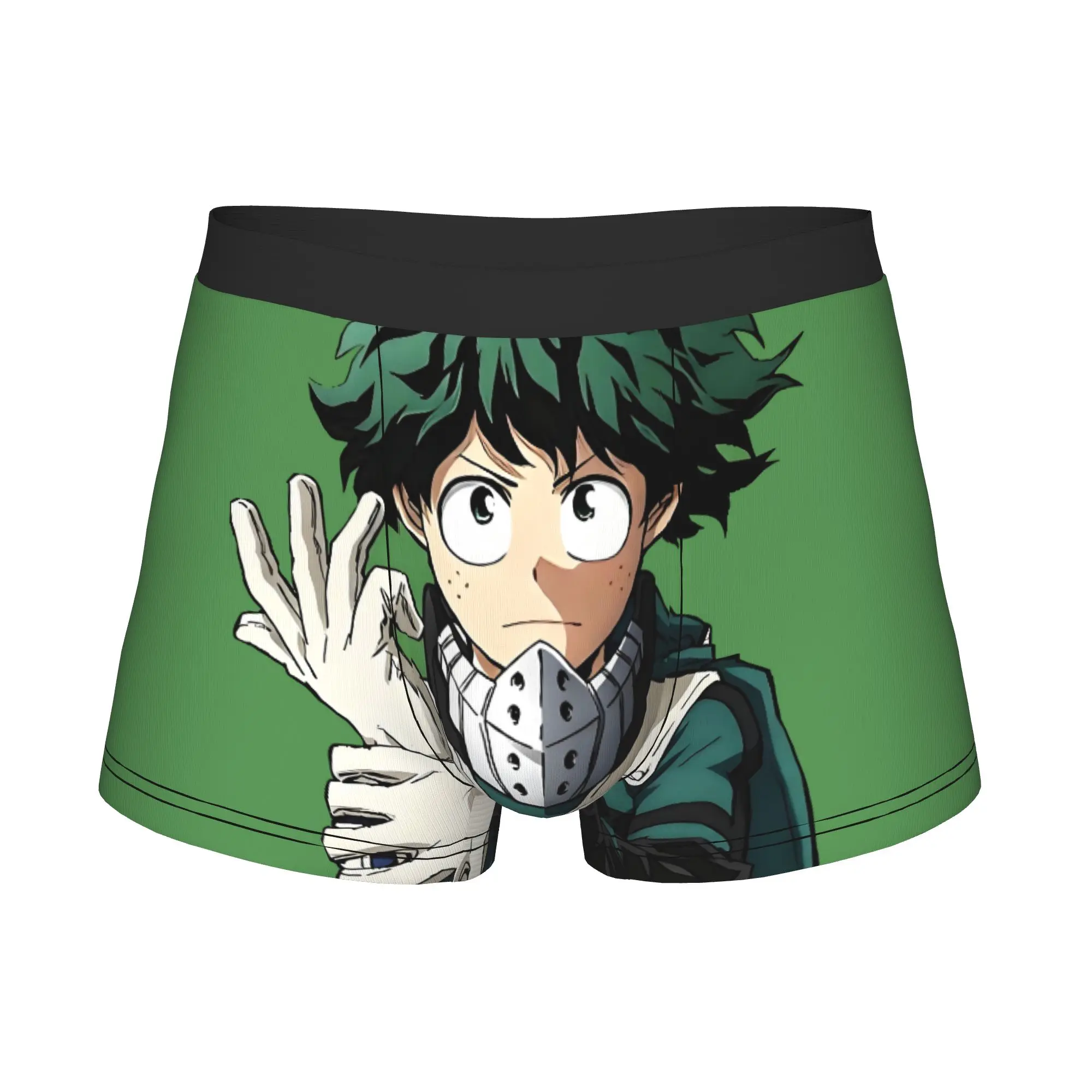 Cool Comic  Izuku Midoriya Boxers Shorts Panties Male Underpants Breathable  My Hero Academia Briefs Underwear