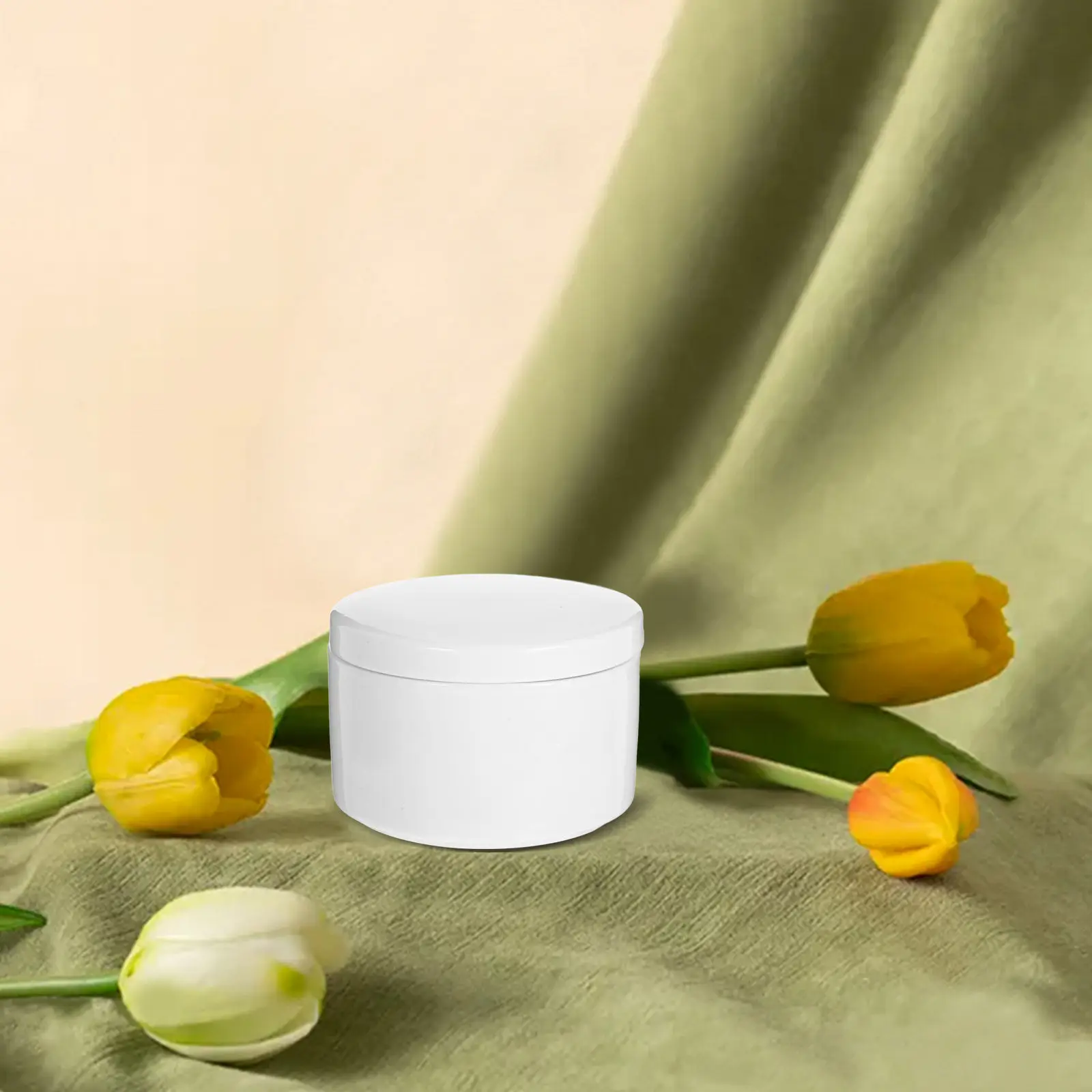 Smooth Ceramic Jewelry Box Round Design for Earrings Rings Pendants Necklace Storage Jewelry Organizer Desktop Decor Case White