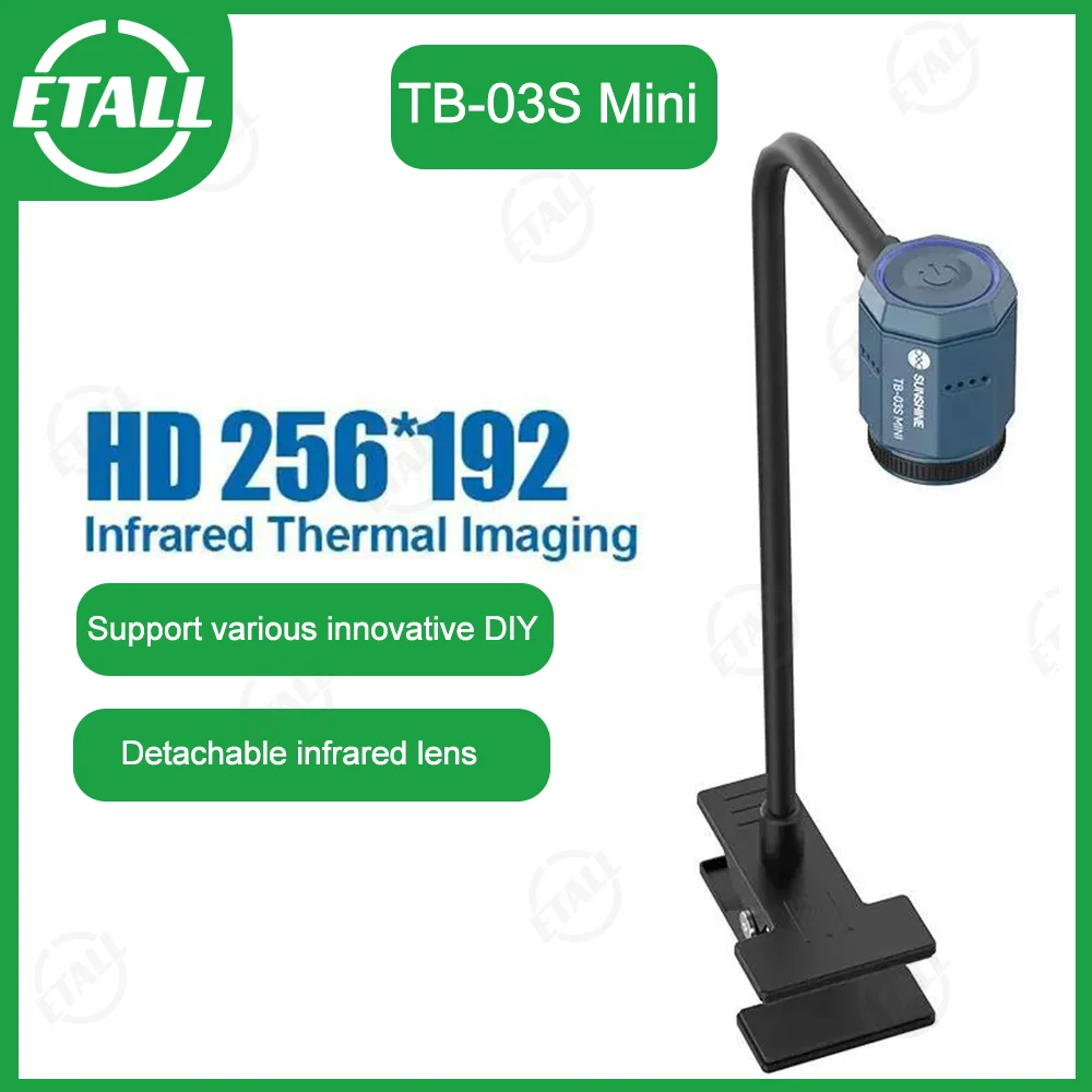 SUNSHINE TB-03S MINI Infrared Rapid Diagnosis Instrument Clamp-type Infrared Thermal Imager to Quickly Locate PCB Diagnosis