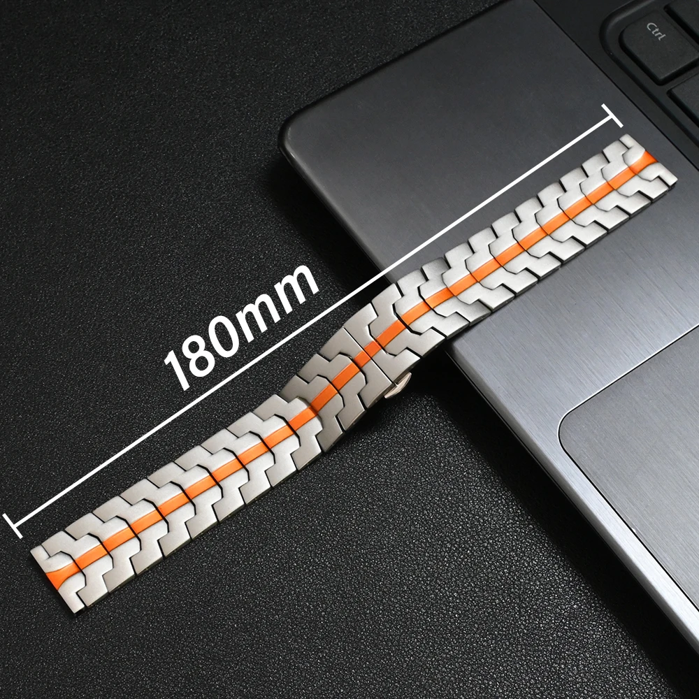 MEN Stainless Steel Strap for Huawei Watch 4/4 Pro GT5 GT4 GT3 46mm Luxury 20mm 22mm Link Bracelet for Samsung Galaxy 7/6/5/4/FE