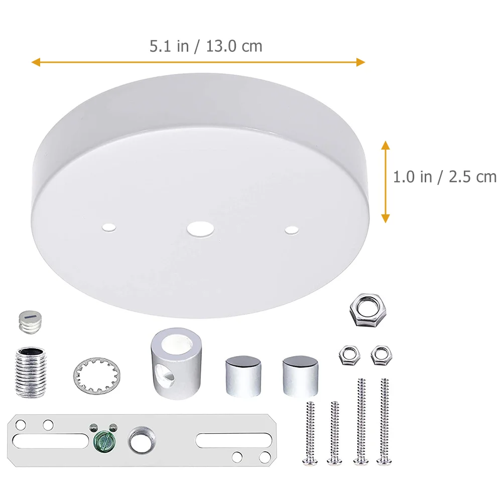 Lighting Accessories Fixture Mounting Bracket Kit Lamps Chandelier Ceiling Plate Lights Canopy Metal Pendant