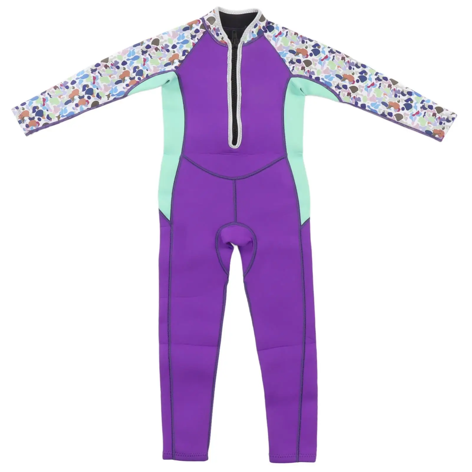 

Kids Neoprene Wetsuit 25mm Long Sleeve Thermal Swimsuit for boys and Girls Soft Elastic Diving Outfit