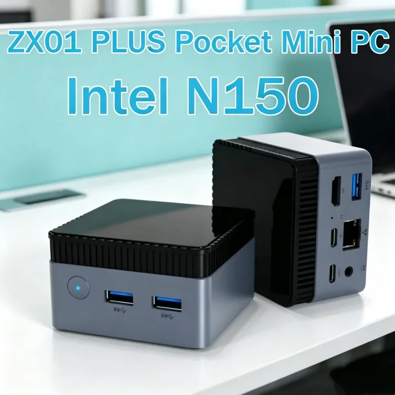 

Astral SZBOX ZX01 PLUS Compact Tiny PC Intel N150 LPDDR5 12GB M.2 SSD Type-C Workstation Gaming Rig Wi-Fi5 BT5.0 Portable
