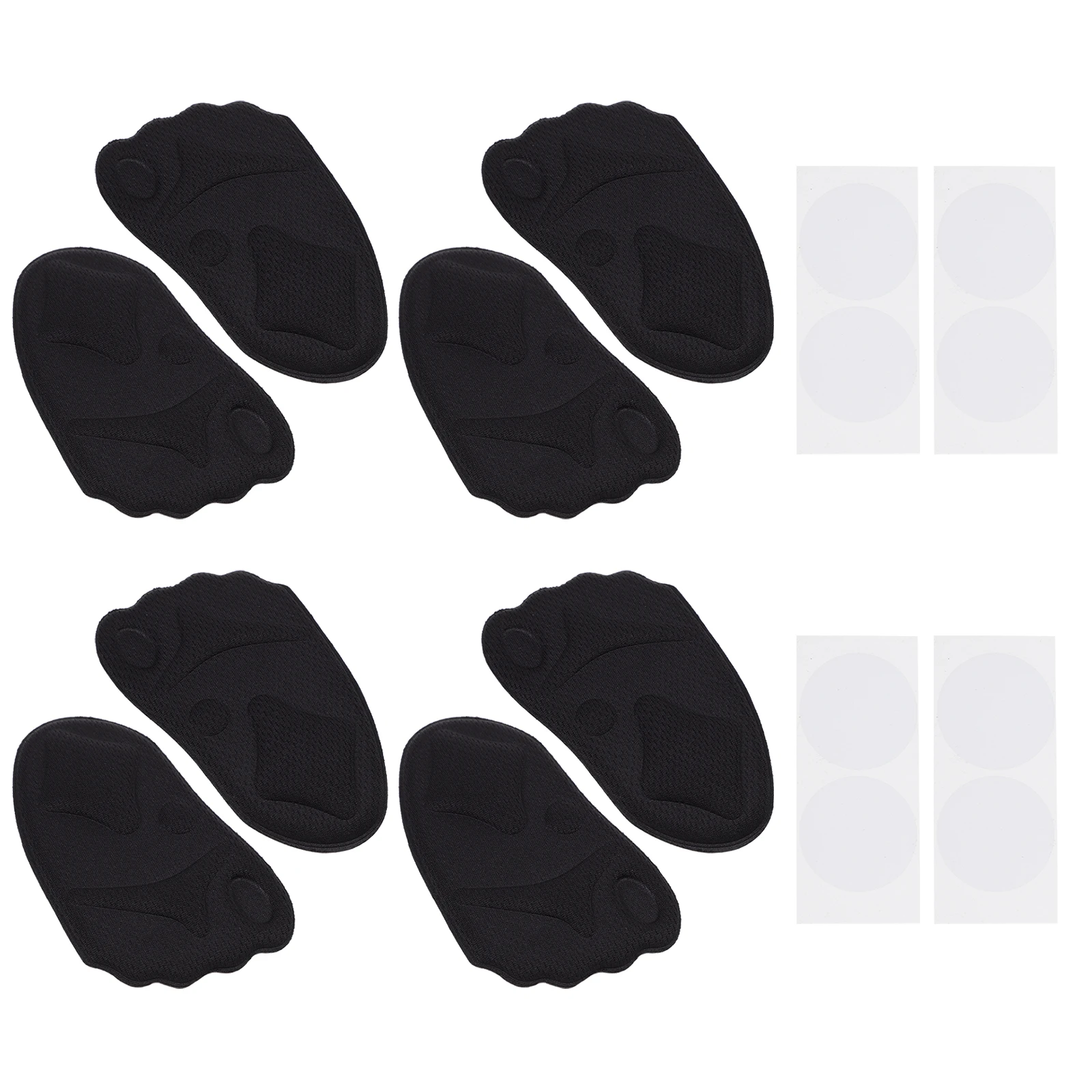 

8 Pcs Pain-proof Foot Pad Pads for Bottom Soft Forefoot Cushioned Cushions Comfort High Heels Orthopedic Women's